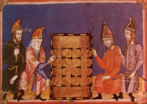 Alquerque en libro de juegos de Alfonso X