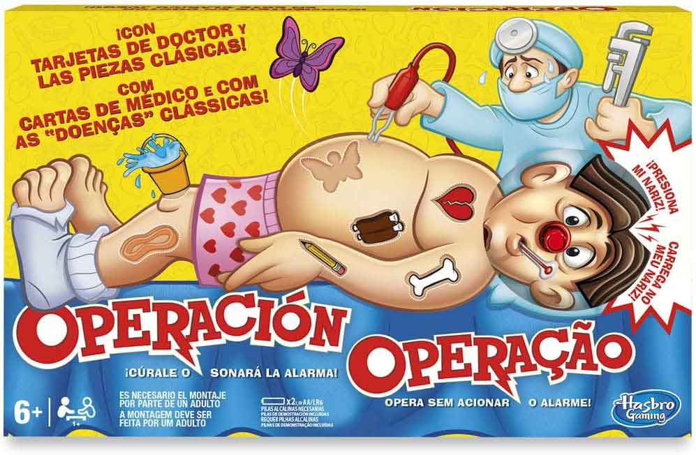 Operacion juegos de mesa clásicos para niños - operación